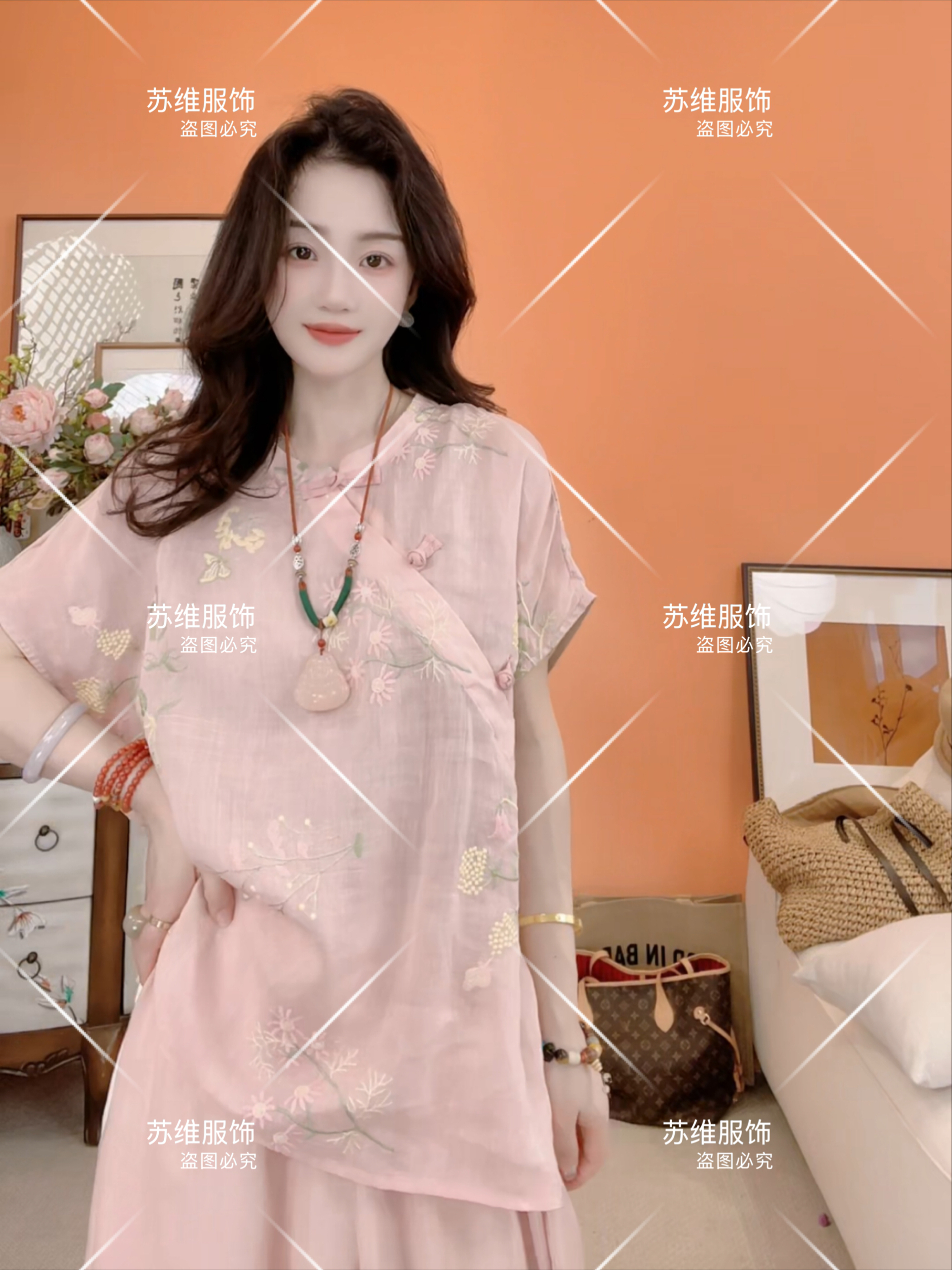 20315苎麻夏季时尚潮流百搭精品女装