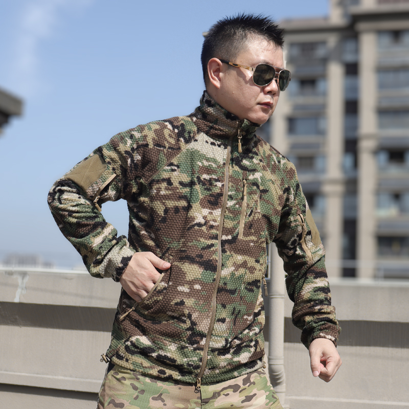 户外L3抓绒战术外套摇粒绒内搭秋季男士冲锋衣内胆内衣