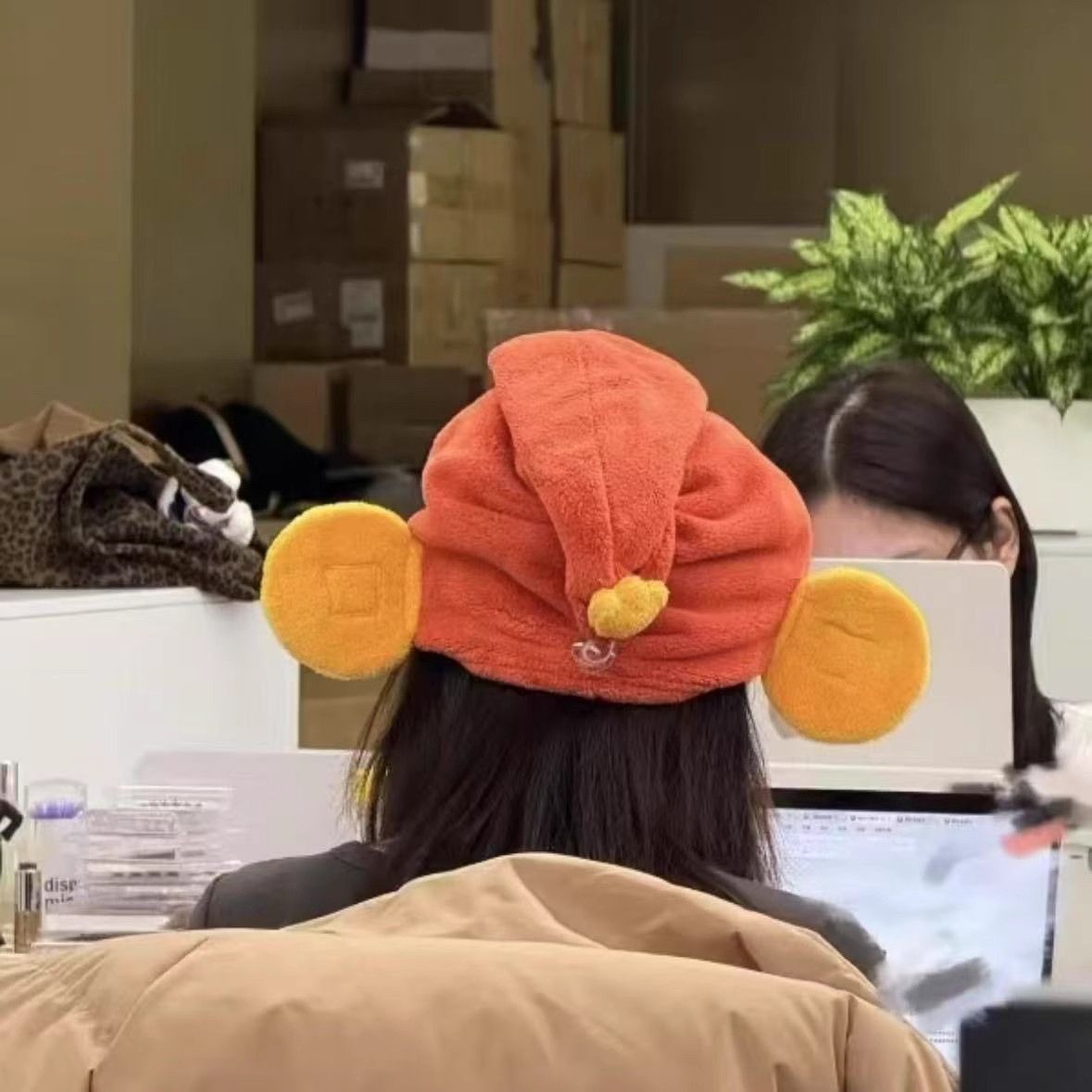 小红书同款小财神干发帽吸水帽速超强速干洗头学生毛巾浴帽加厚