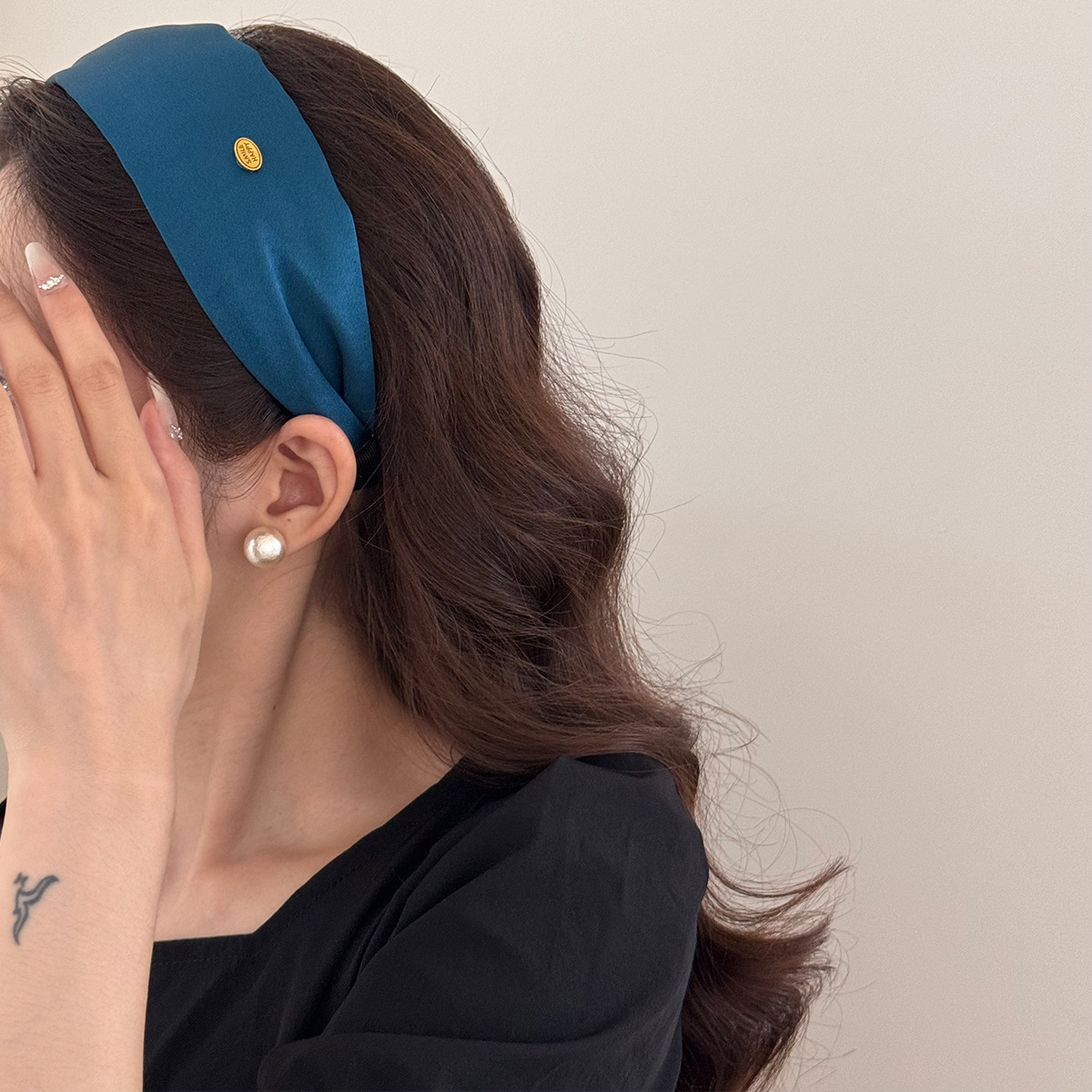 高级感网红高颅顶百搭宽版发箍女日常宽边头箍秋冬压发发带头饰