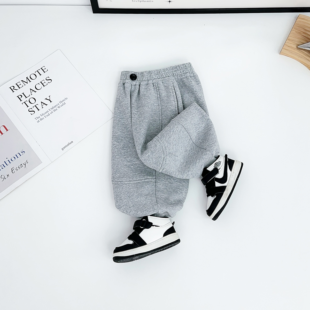 儿童加绒裤子男童运动裤2025新款秋冬装 BQ251129Y 悠悠童话童装