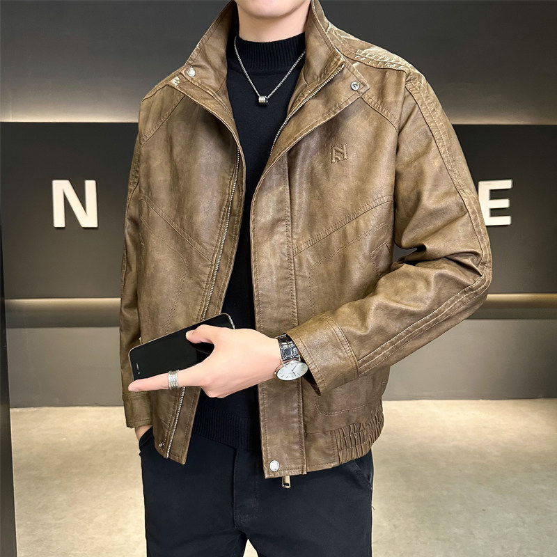 ECLONIAFON/埃卢涅芬立领男士短款潮牌休闲宽松春秋款美式夹克