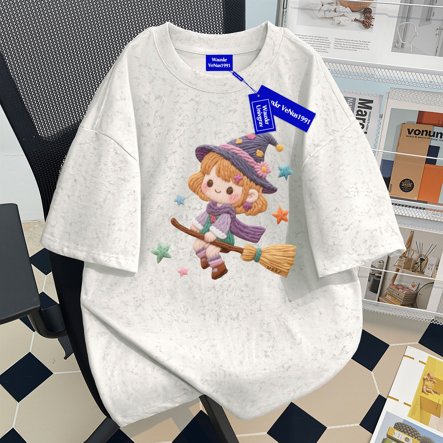 2025夏季新款女童纯棉短袖T恤卡通小女孩印花中大童宽松百搭上衣