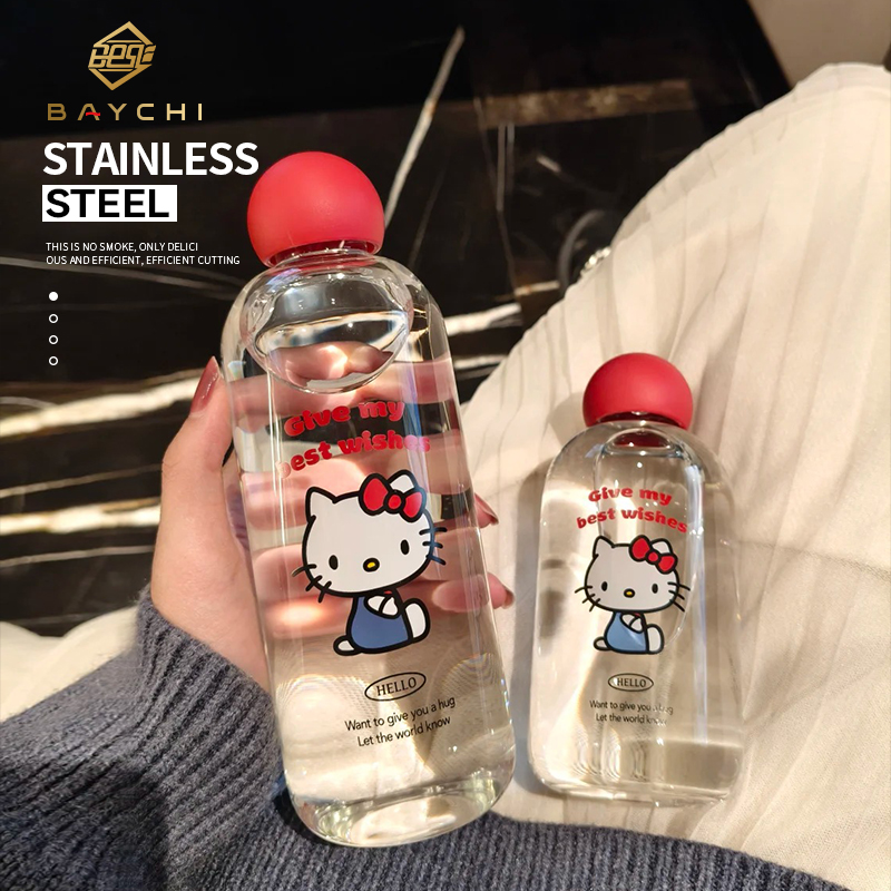 hellokitty联名水杯子爆款2025新款小众生日礼物送女生夏天玻璃杯