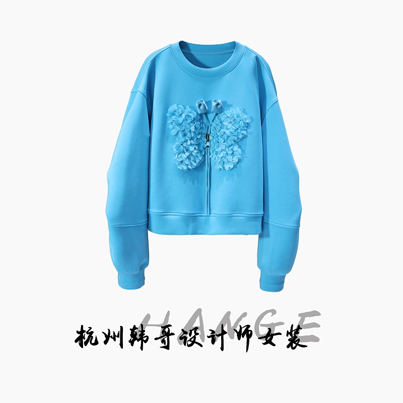 【韩哥欧货女装】冬季热感绒加厚《湖兰》亲肤超柔卫衣26087-K1