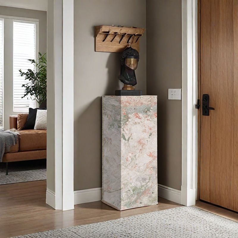 岩板花架客厅玄关落地式装饰摆件底座工艺品展示台橱窗摆台立柱