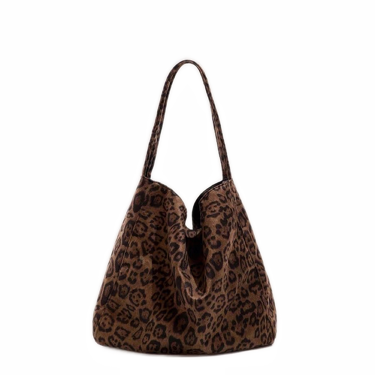 慵懒松弛感复古豹纹包包时尚百搭大容量托特包秋冬通勤单肩大包