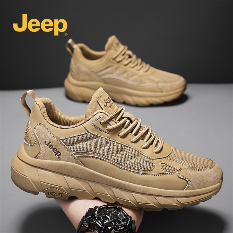Jeep吉普百搭开车专用男鞋2025秋季新款耐磨防滑运动鞋户外休闲鞋