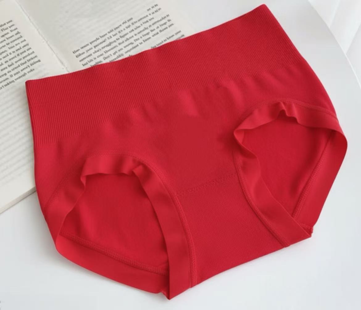 【3条礼袋装】鸿运裤大红纯棉底裆舒适柔软本命年短裤（80-150）