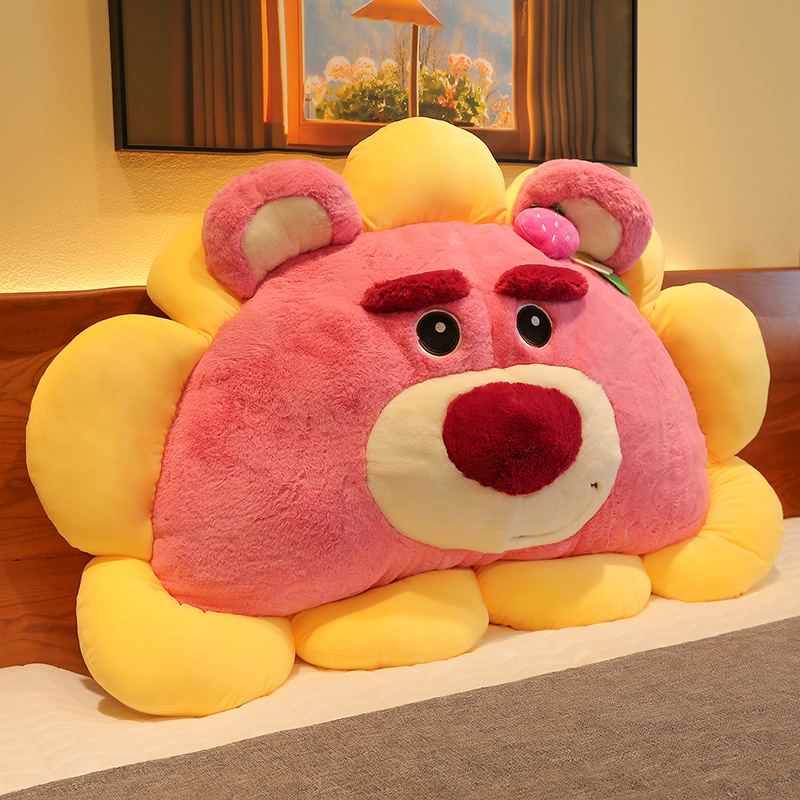 可爱熊抱枕大号床上靠垫布娃娃毛绒玩具玩偶女生家居床头靠枕卡通