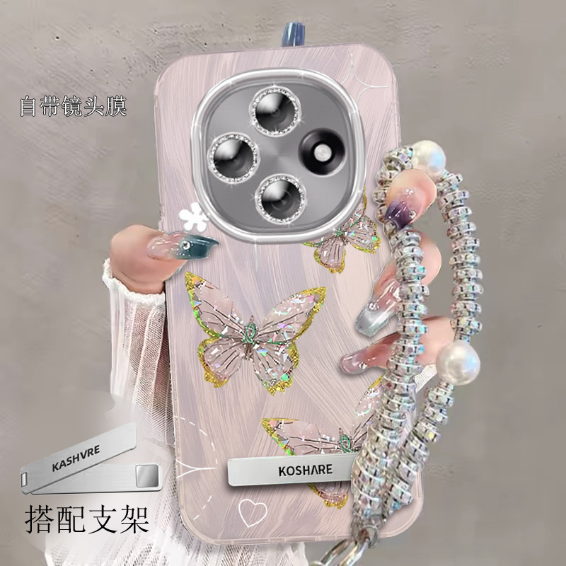 带镜头膜OPPOA6Pro手机壳5G蝴蝶PLN110软壳A6pro全包防摔羽纱新款