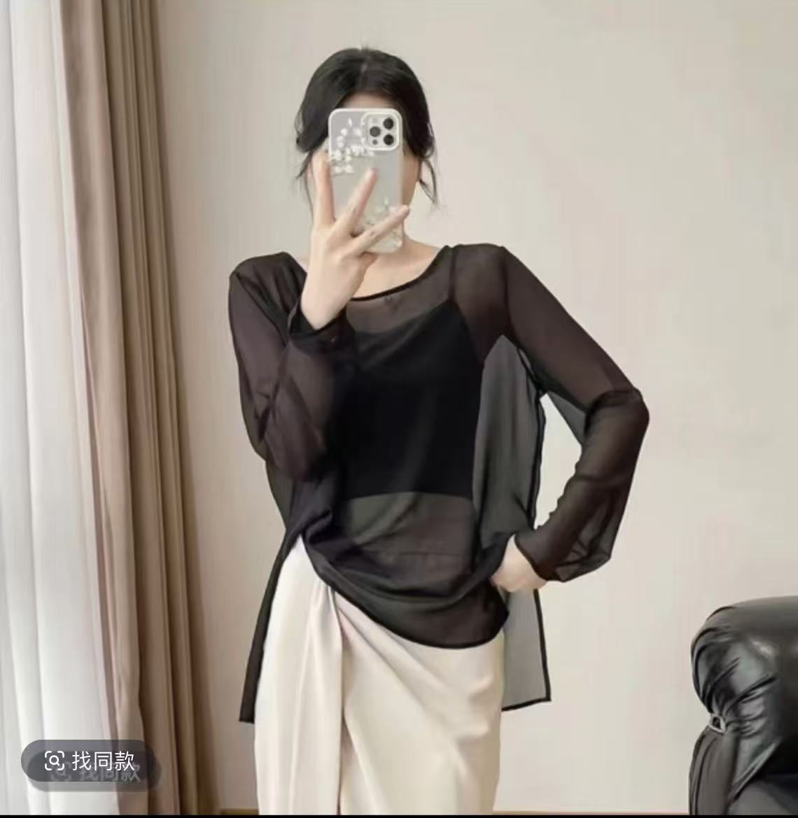 夏季空调防晒罩衫遮肉显瘦时尚宽松百搭