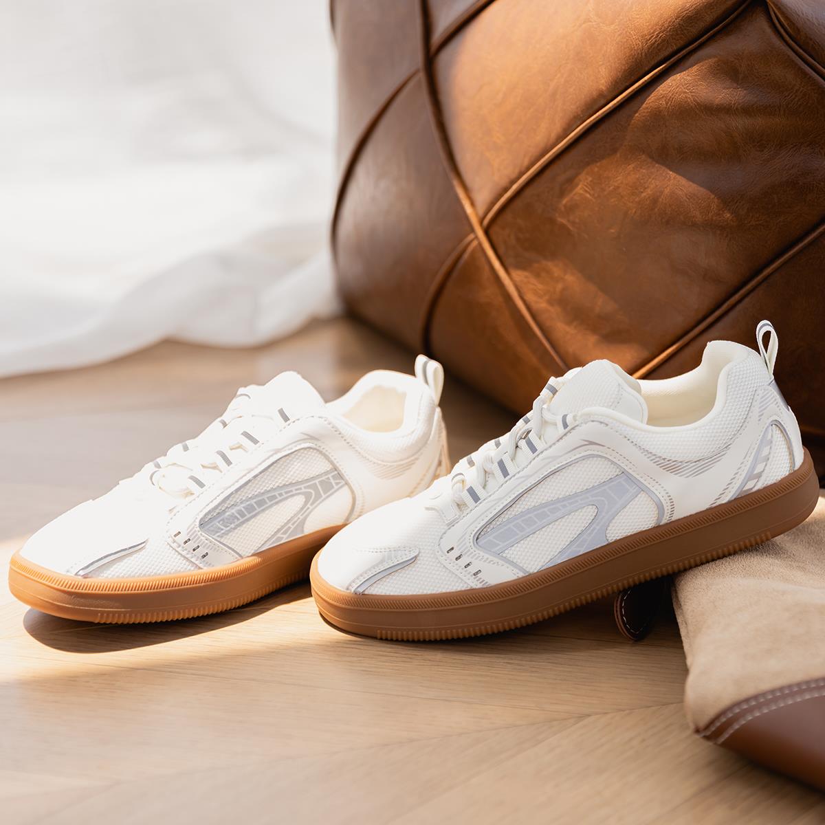 [GHGB]以爱为光网纱系带小白鞋女休闲百搭板鞋春秋季