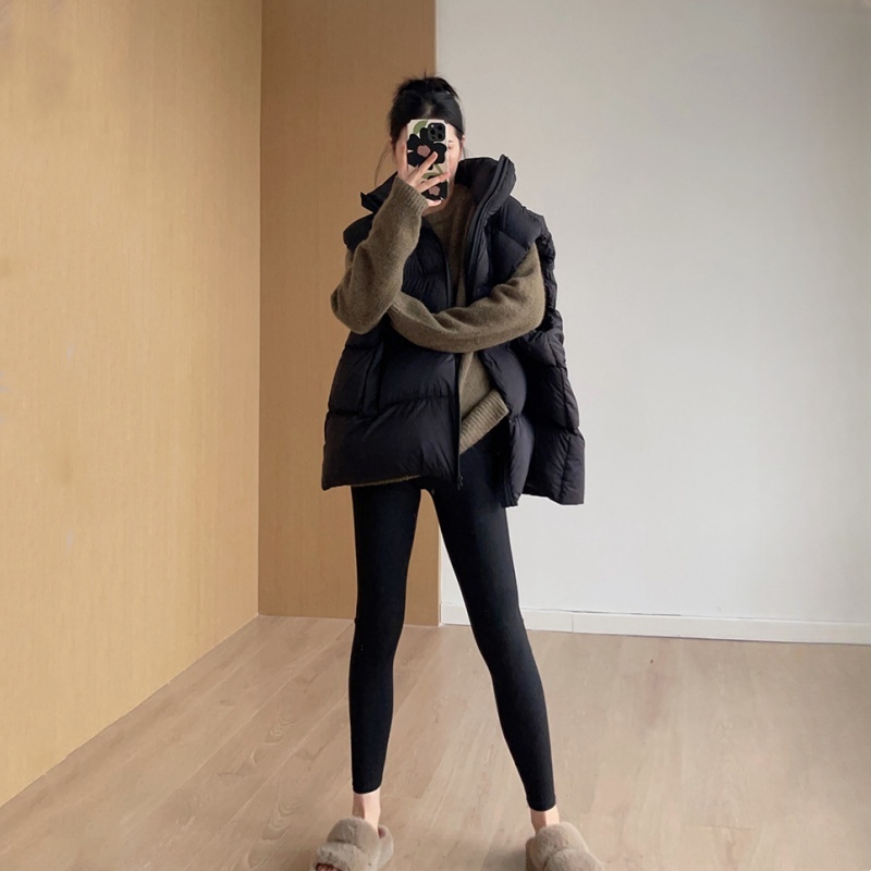 欧货羽绒马甲背心女高级感外穿坎肩2025新款秋冬洋气时髦马夹外套