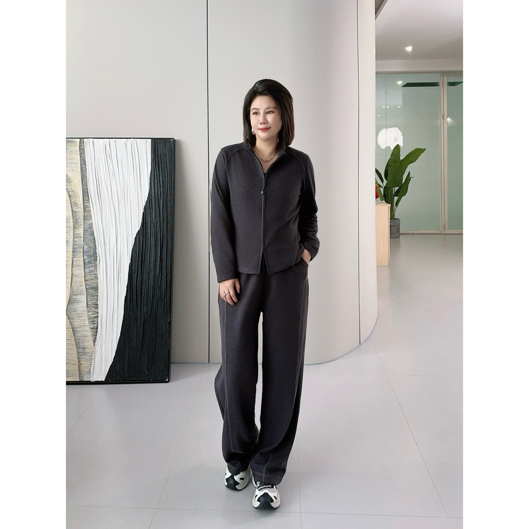 微胖女装【绯境晚诗】老钱风氛围感套装两件套氛围感20815