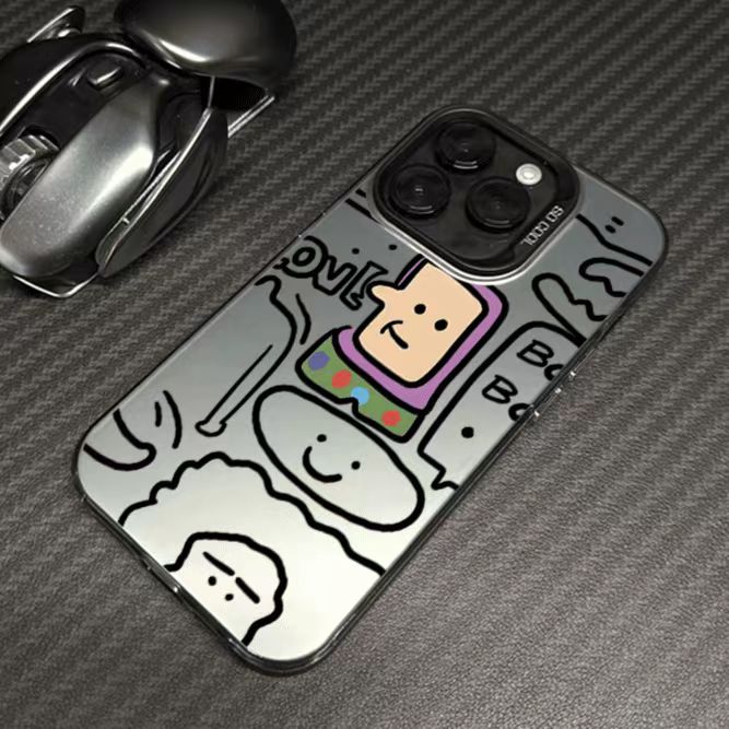 巴斯光年苹果17/16promax手机壳iphone15pro网红14高级感13磨砂12