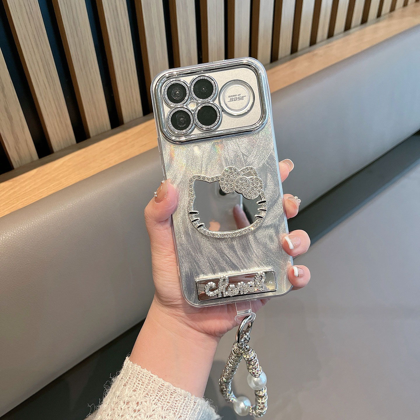 适用于红米k90手机壳k90promax新款女2510DRK44C带镜头膜可爱镜子