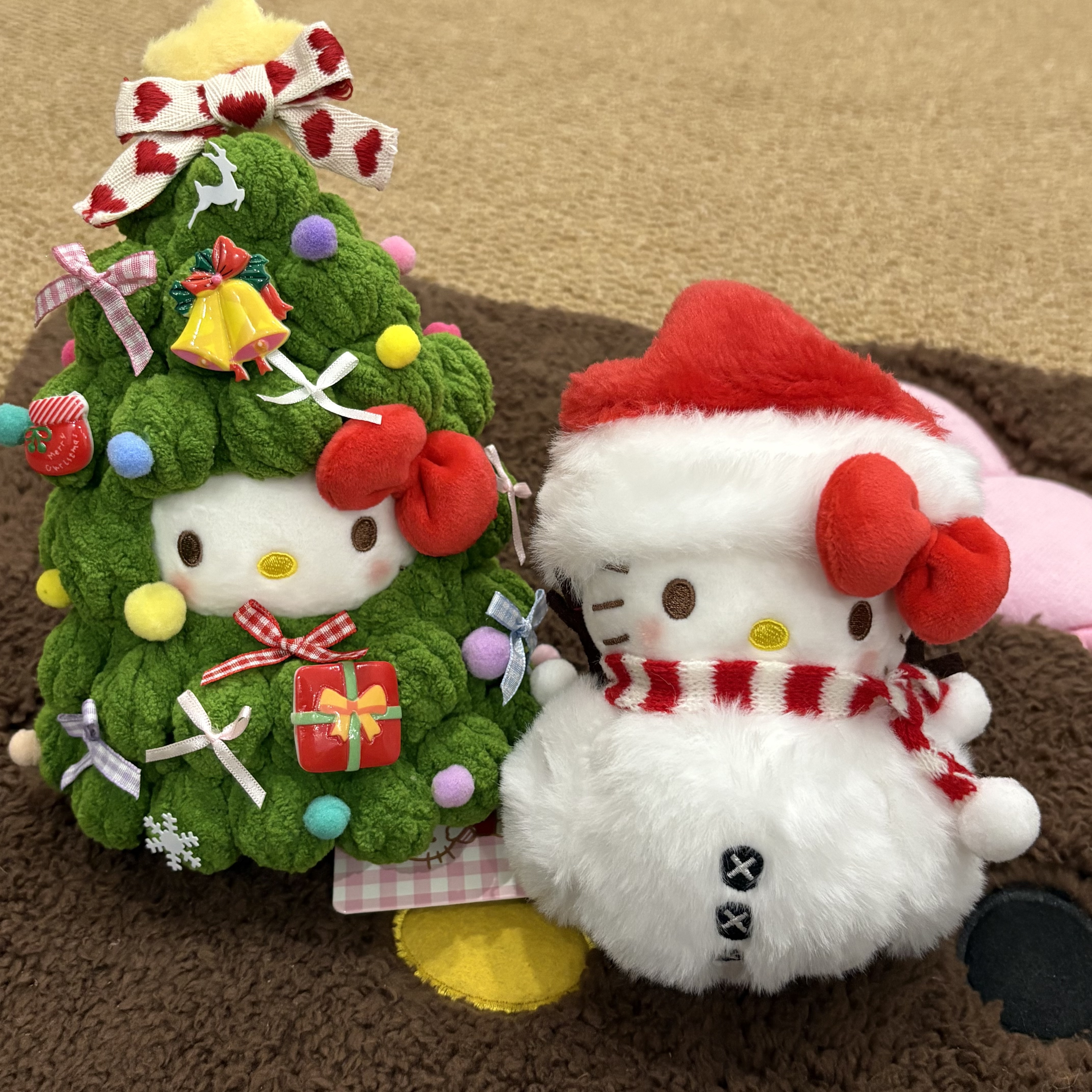 正版圣诞树hollekitty毛绒玩偶摆件一颗圣诞树包包挂件