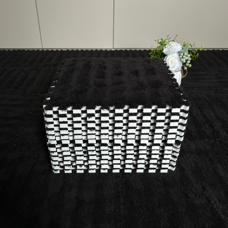 高颜值客厅地毯卧室床边毯可裁ins风少女拼接地垫大面积毛绒地毯