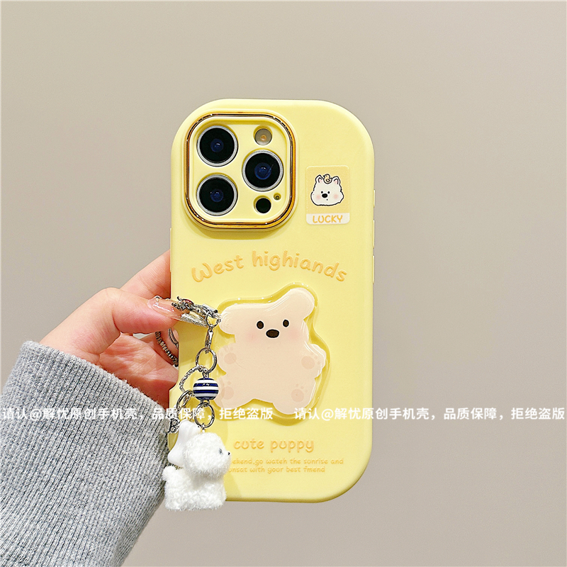 金属小胖妹适用苹果16/iPhone手机壳15promax防摔14/13爆款保护套