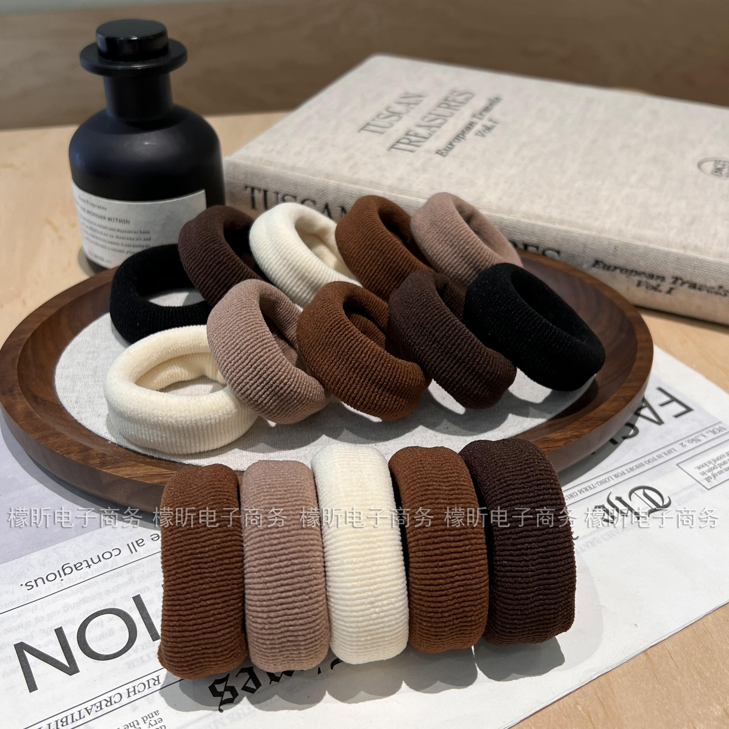 新升级加粗加厚发绳扎马尾丸子头简约耐用高弹力头绳发圈抖音双11