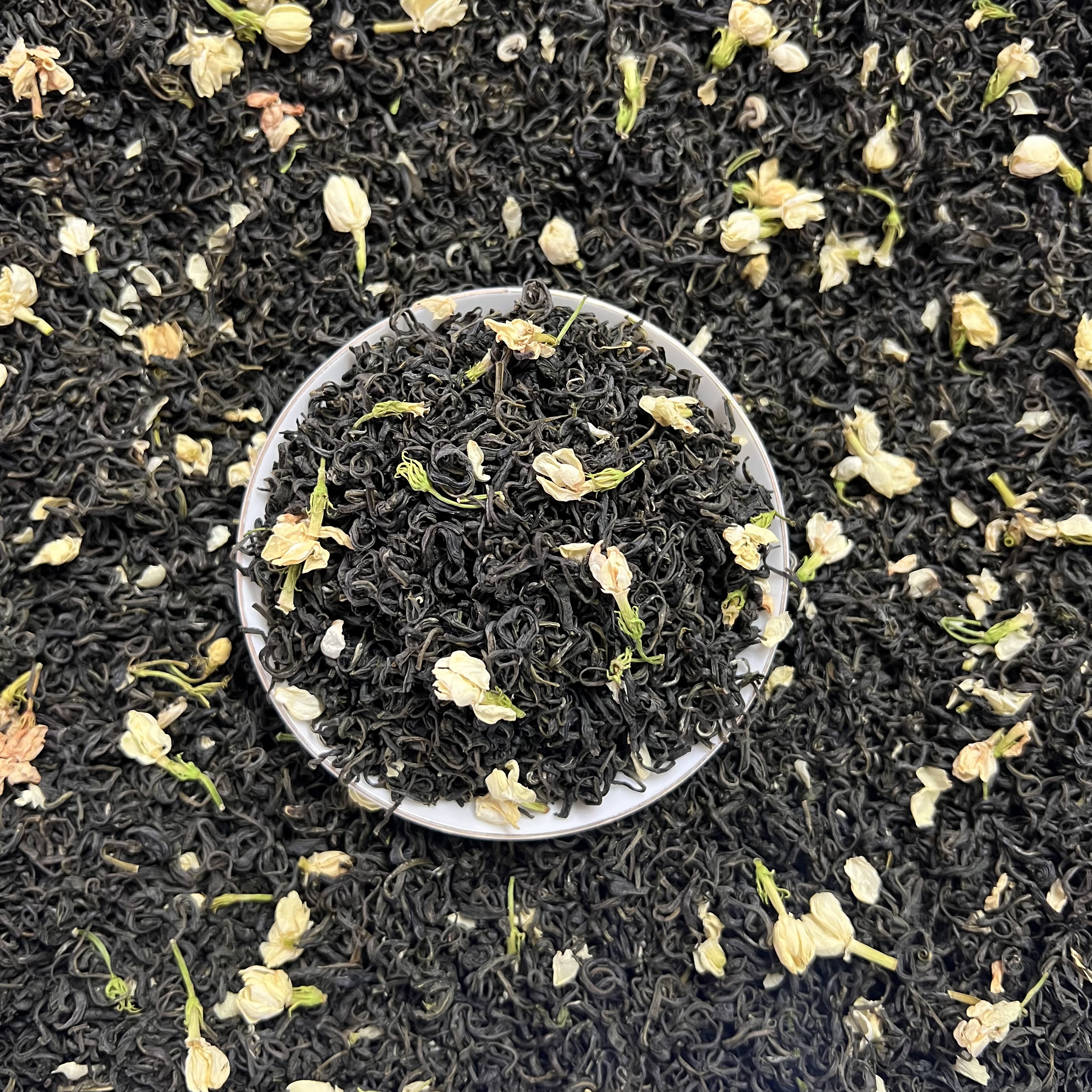 【茉莉飘雪】2025年9月新茶横县茉莉花茶精选3窨清香型茉莉飘雪花茶