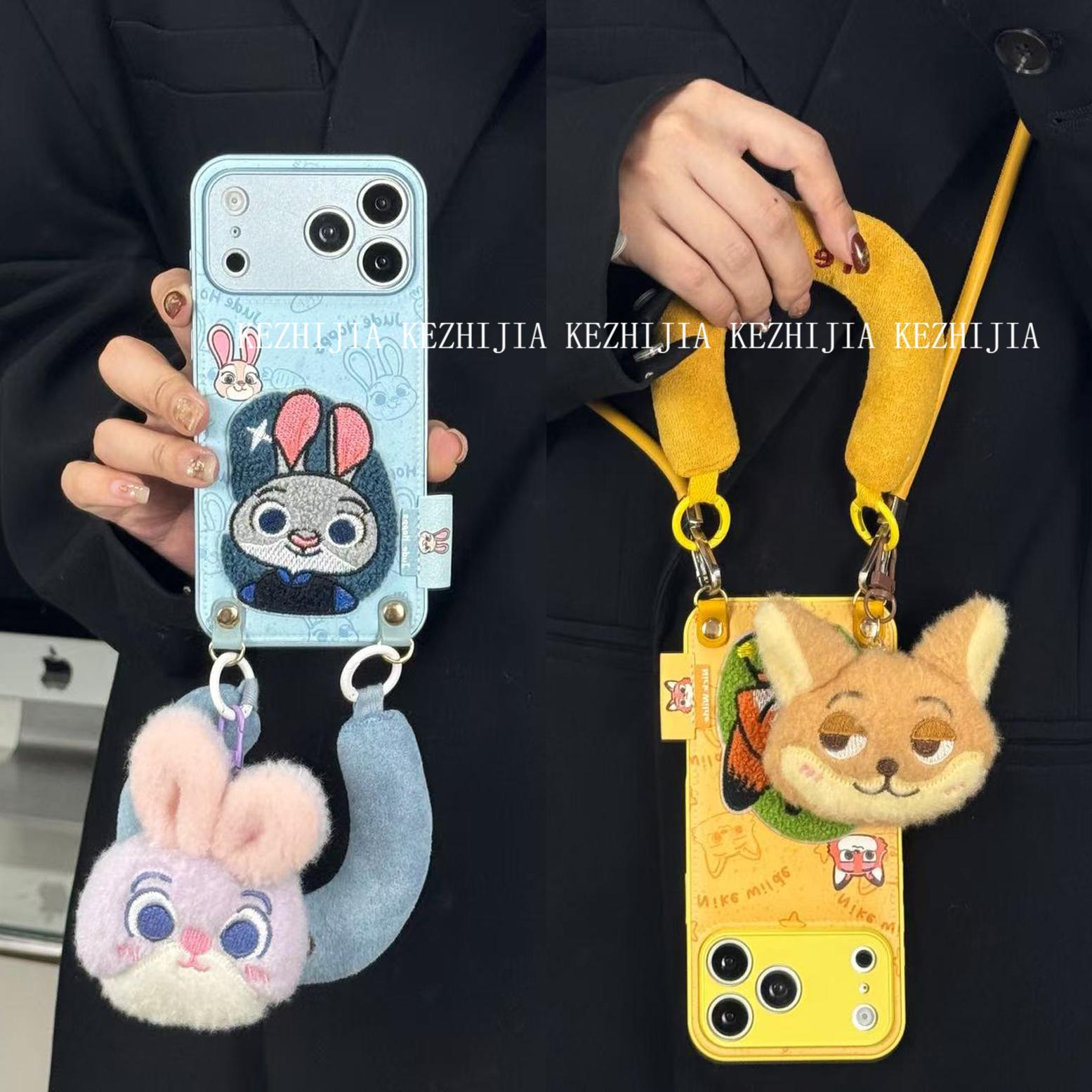 【壳之】高级刺绣朱迪/尼克皮纹适用苹果17/16/15/14Promax手机壳