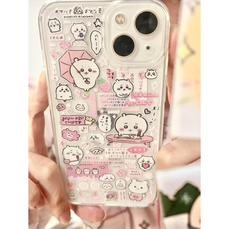 奥菲顿粉色草莓吉伊适用iPhone16苹果15手机壳华为vivo小米oppo套