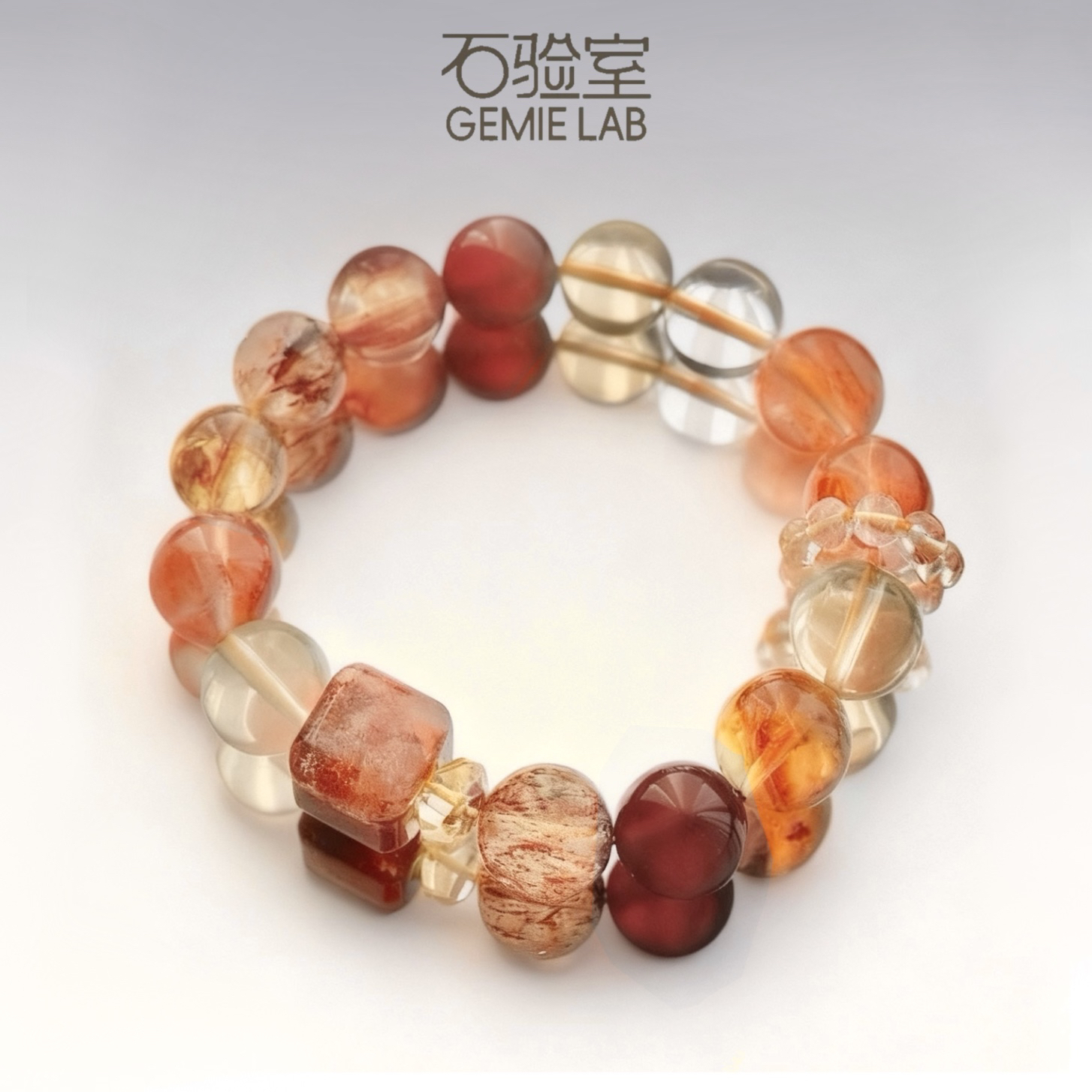 【八方纳宝】|石验室多宝聚福大满贯水晶手串多样性发一