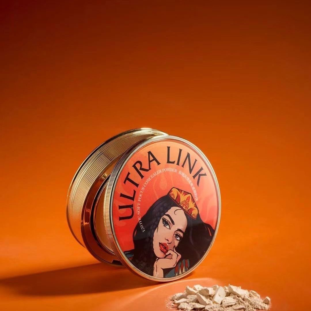 UltraLink异域风情柔焦遮瑕粉饼定妆控油雾面提亮肤色不脱妆