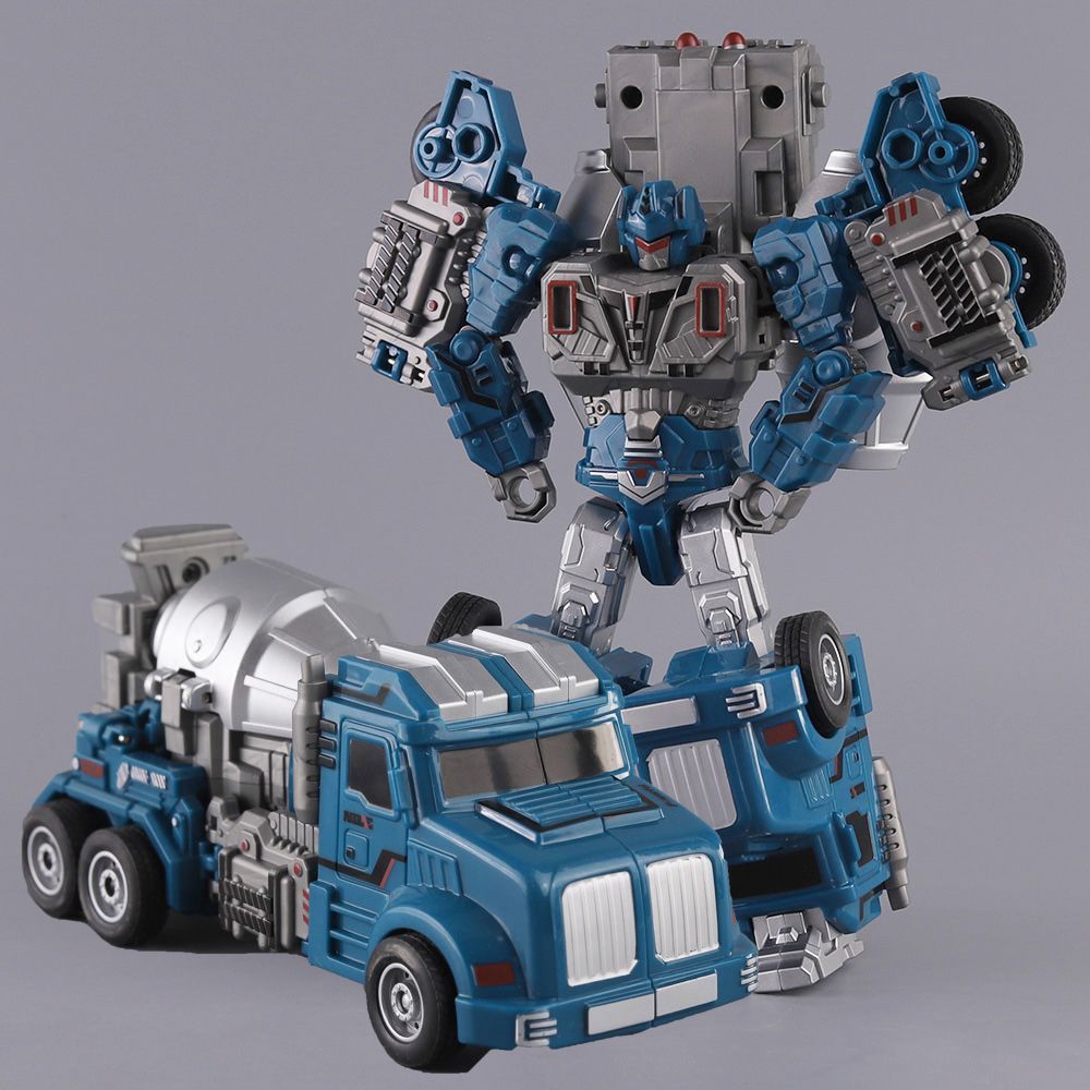 超好玩变形金刚机器人玩具变形汽车搅拌工程车机器人惯性节日礼物