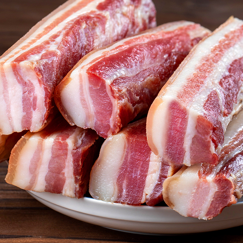 江西风干腊肉赣南特产日晒咸肉非烟熏腌笃鲜特色腊味五花肉猪肉