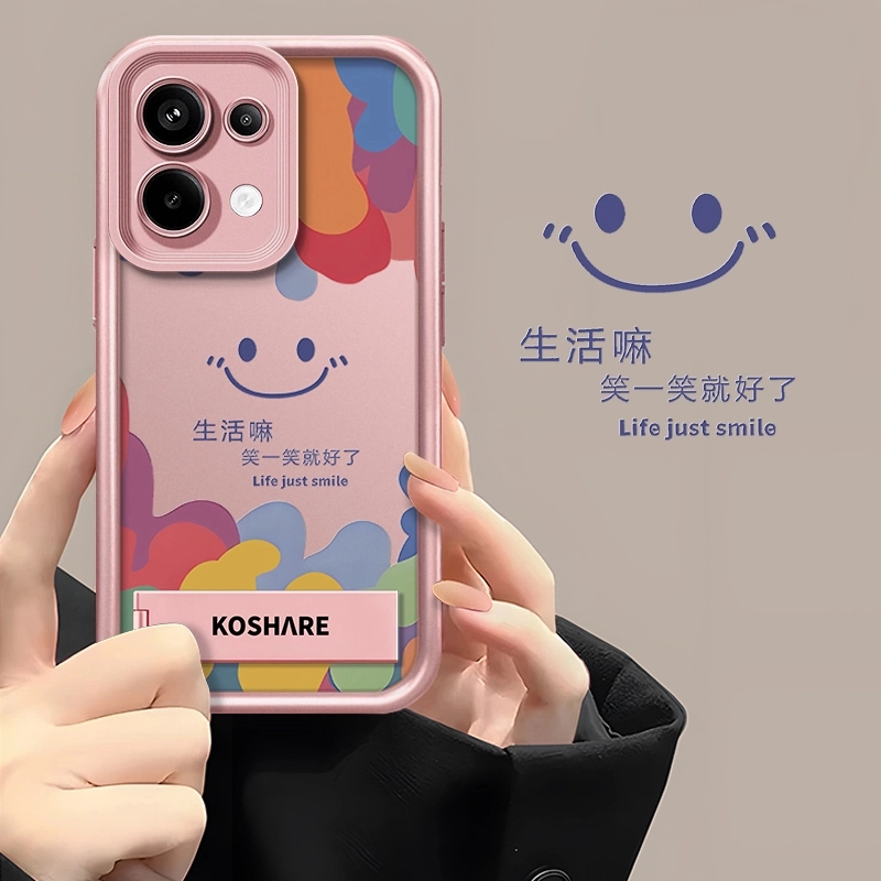 适用于OPPOReno13创意多巴胺笑脸笑一笑全包防摔天眼软壳