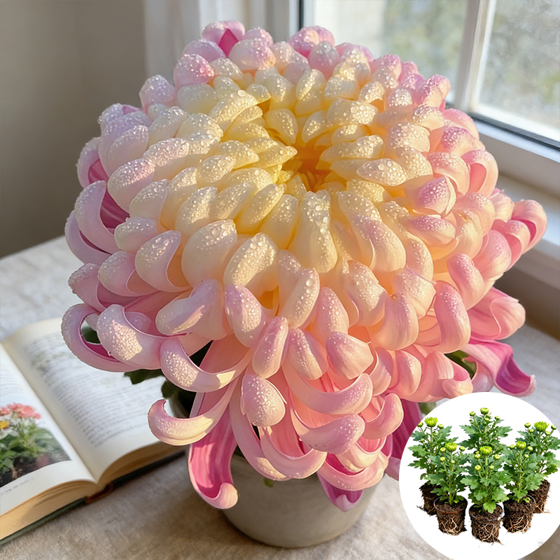 【国华圣者】带原土优质苗植物绿植大花新鲜大菊花苗田园【不活包补】