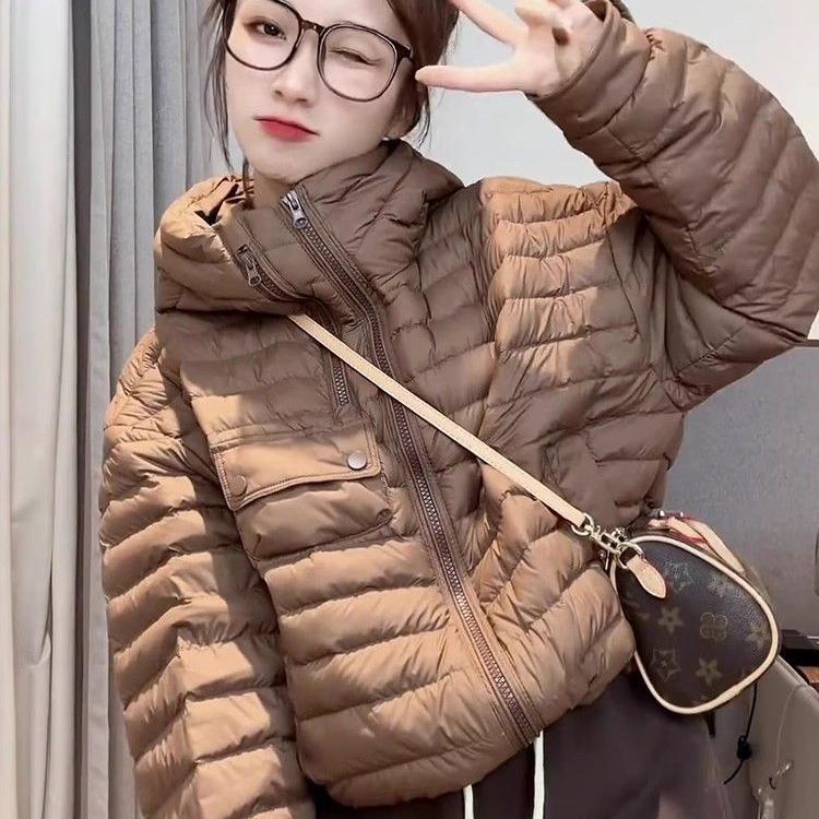 异径连帽长袖女服外套女2025秋季韩版时尚洋气百搭加厚保暖宽松上