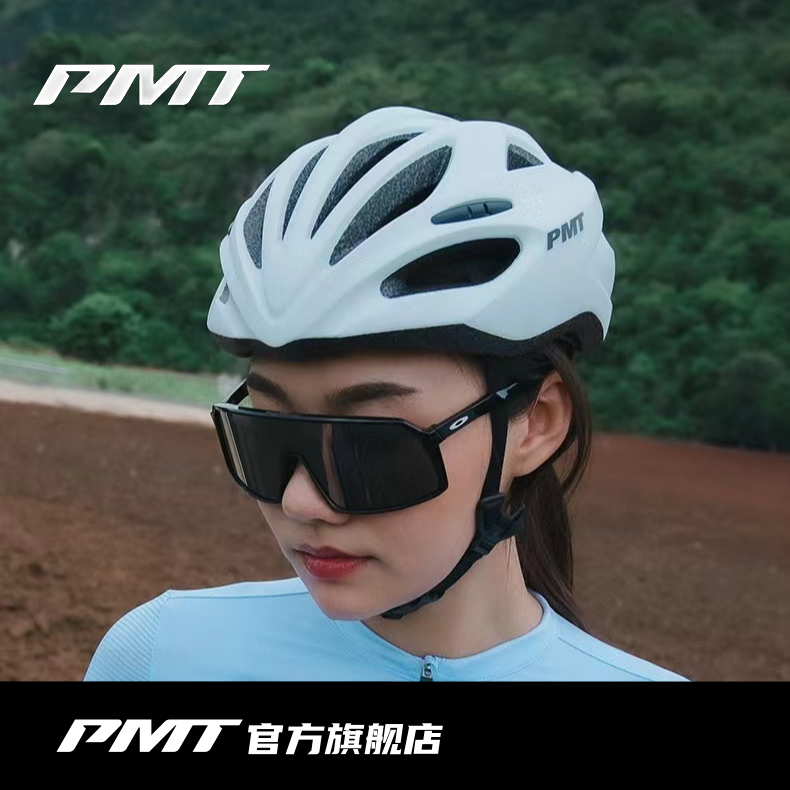 PMT自行车骑行头盔半盔公路车气动头盔破风头盔一体男K15骑车