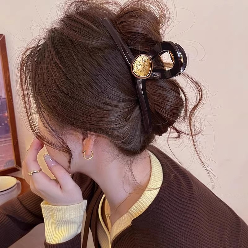 气质优雅发饰网红百搭头饰法式简约ins头发夹子韩版可爱大号抓夹