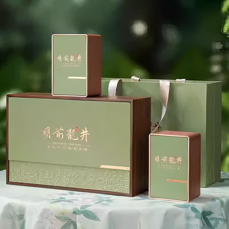 大秀龙井茶2025新茶龙井绿茶明前豆香茶叶自喝中秋送礼盒装250g