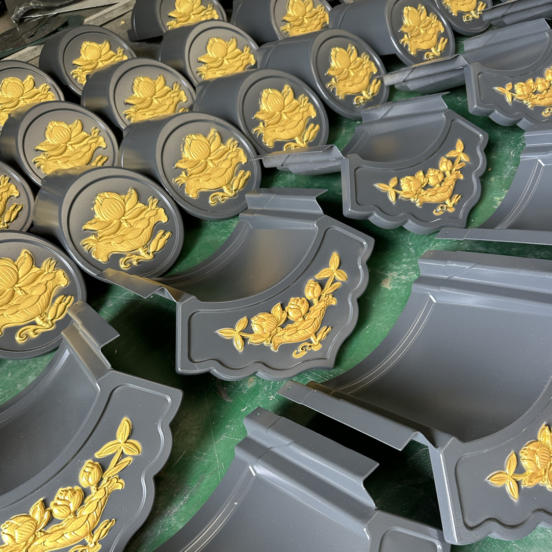 铝镁锰仿古瓦，仿古铝瓦，仿古金属亚，古建铝瓦，铝瓦厂家，铝镁锰瓦