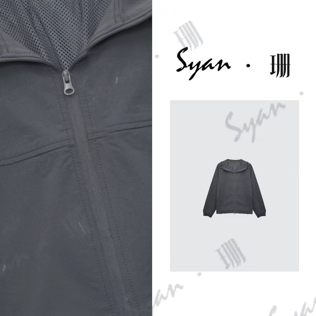 Syan【假日漫游】秋款设计外出时尚百搭潮流休闲风极简长袖外套