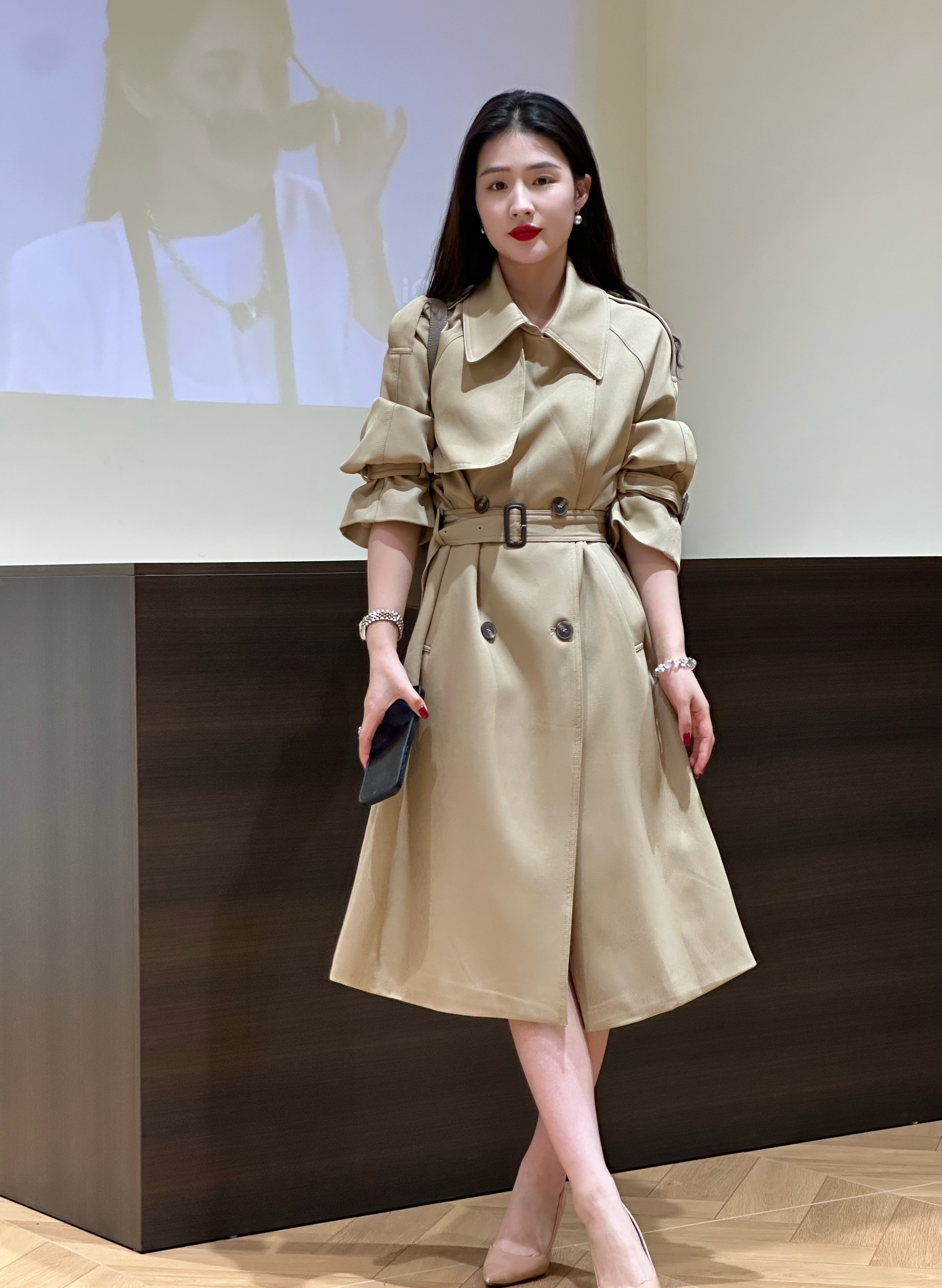 风衣外套女春秋2025年新款流行中长款小个子英伦风高级感气质大衣