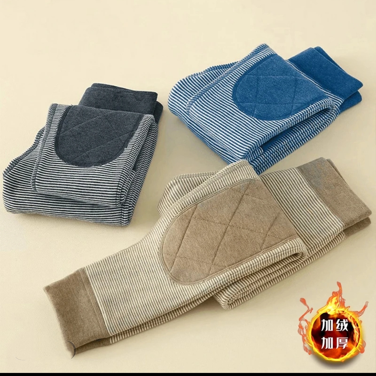 儿童德绒冬季加厚保暖裤加绒2025新款男童绒裤中大童打底裤女童