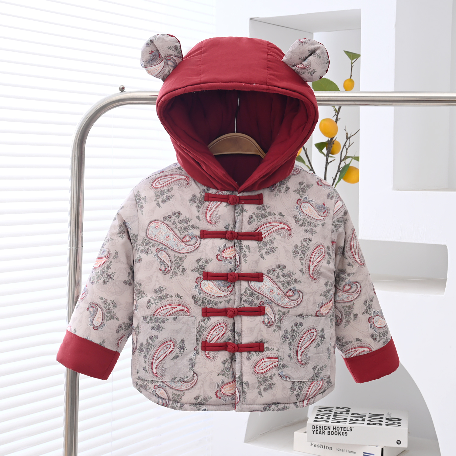 宝宝棉衣男女儿童带帽棉服婴幼儿手工纯棉花棉袄中国风盘扣外出服