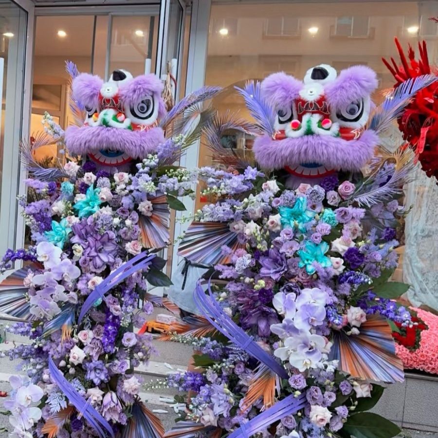 高档羊毛小狮子儿童醒狮表演狮子学校表演狮子羊毛醒狮过年小狮子