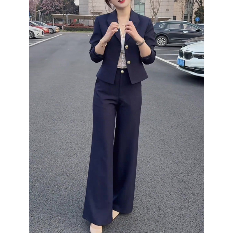秋季套装女2025新款大方得体穿搭一整套气质通勤职业西装两件套潮