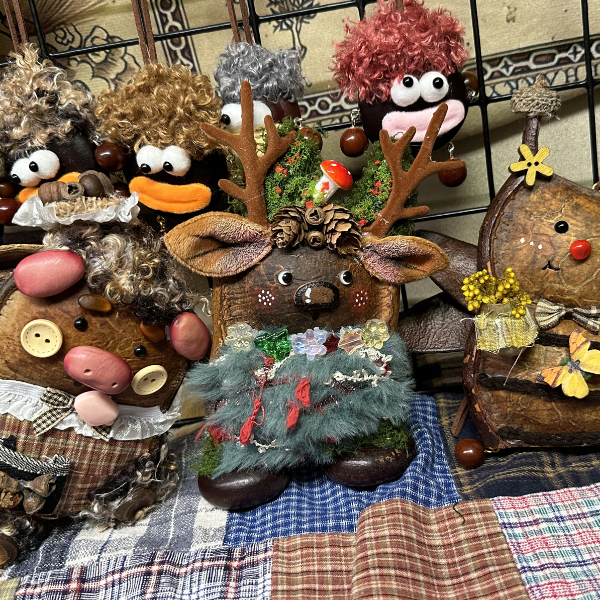 手工DIY榼藤豆荚单豆双面款天然原创超萌可爱定制礼物