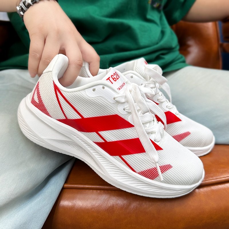 爆款ins多巴胺休闲运动男女通用跑步鞋百搭小众校园情侣款老爹鞋