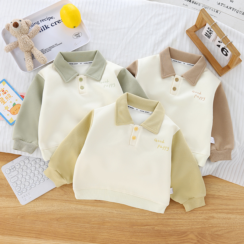 宝宝卫衣春秋季男童2025新款儿童长袖上衣小童打底衫婴儿衣服秋装