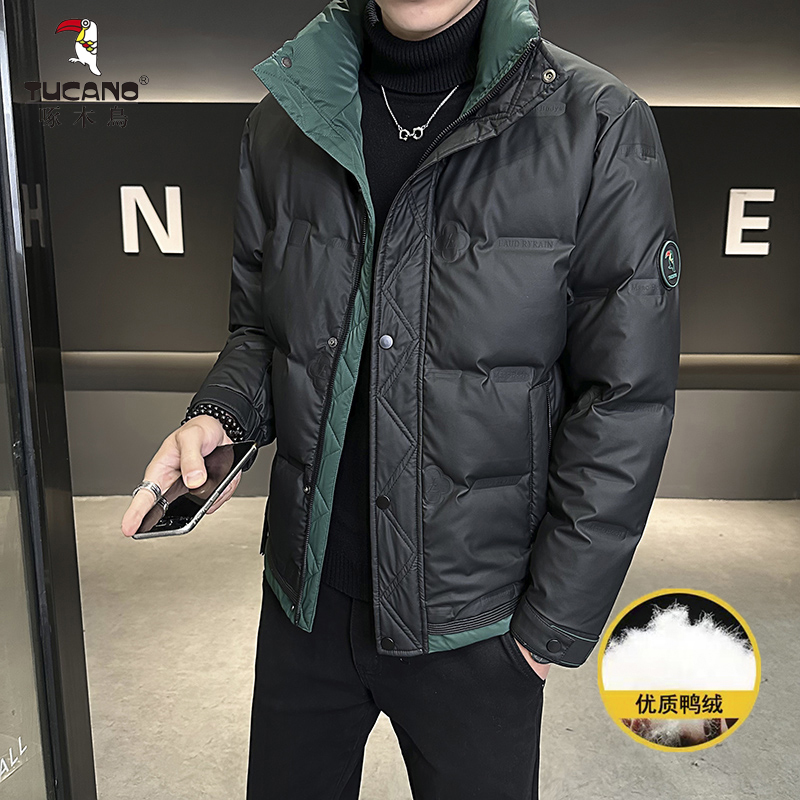TUCANO/啄木鳥冬季新款正品白鸭绒羽绒服立领档次加厚保暖极寒帅