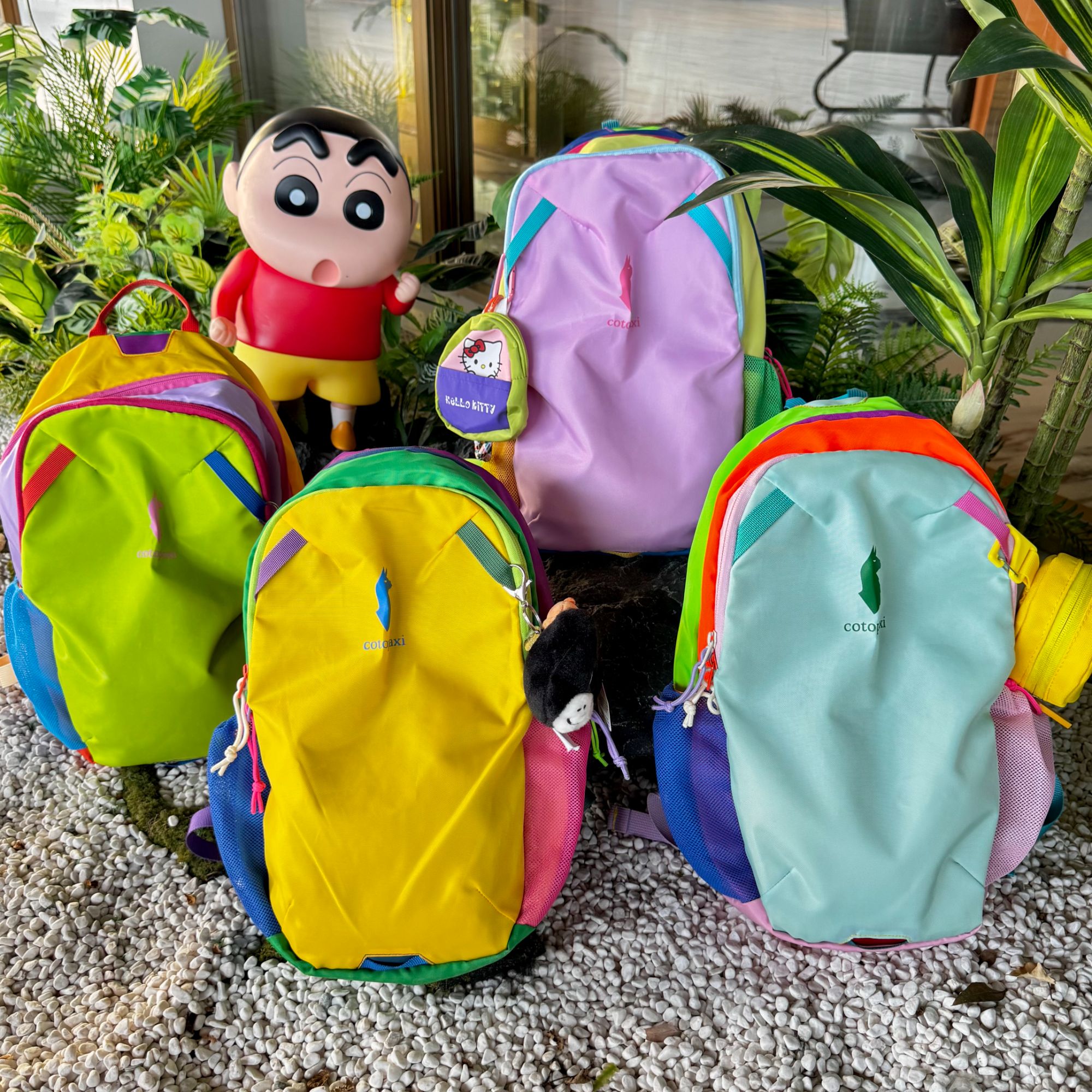 新款多巴胺美洲羊驼 大容量12L撞色双肩包徒步旅行登山户外运动